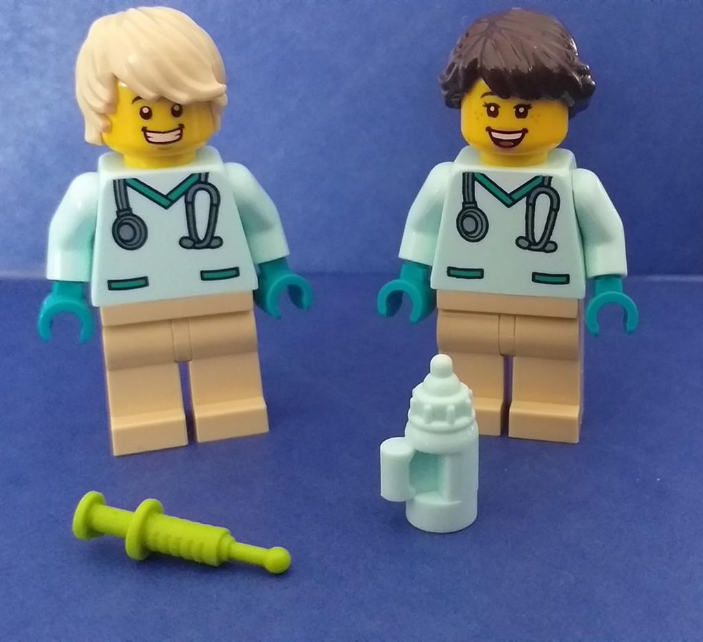 Set van 2 NIEUWE lego city dieren verzorgers poppetjes figs, City, Lego, Nieuw, Ophalen of Verzenden