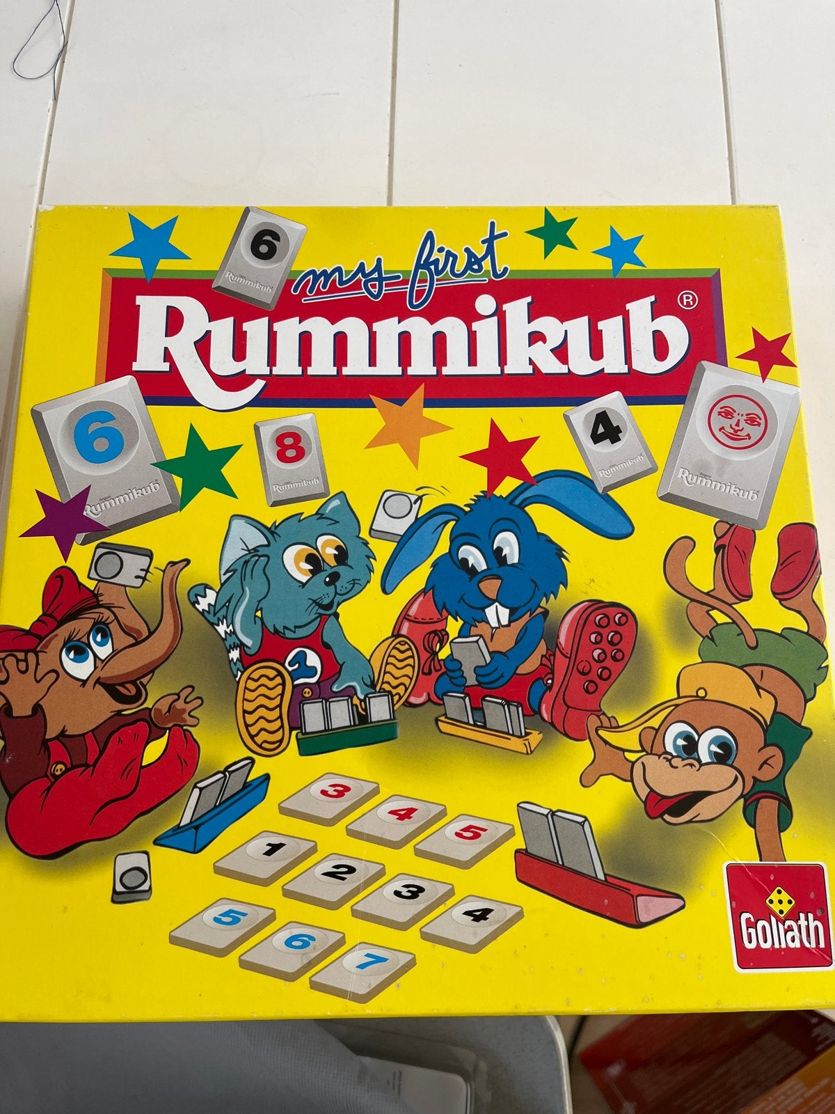 My First Rummikub - Educatief cijferspel voor kinderen, Drie of vier spelers, Ophalen of Verzenden, Gebruikt