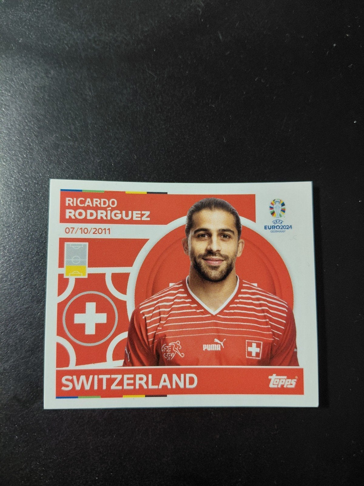 Ricardo rodriguez (zwitserland/psv) topps ek 2024, Verzamelen, Sportartikelen en Voetbal, Verzenden, Nieuw, PSV, Poster, Plaatje of Sticker