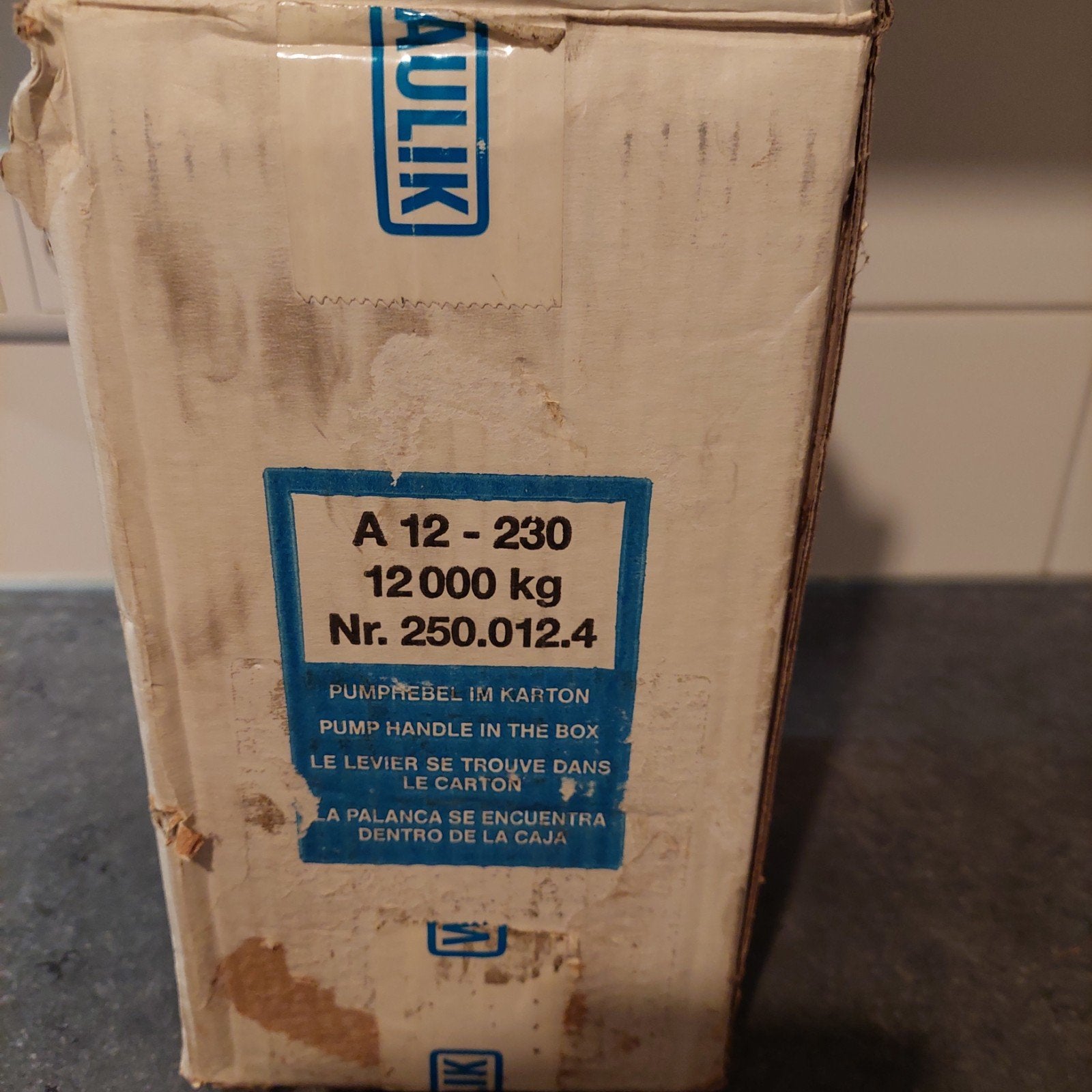 nieuwe 12tons krik in doos, Ophalen, Nieuw, Hydraulisch, Garagekrik