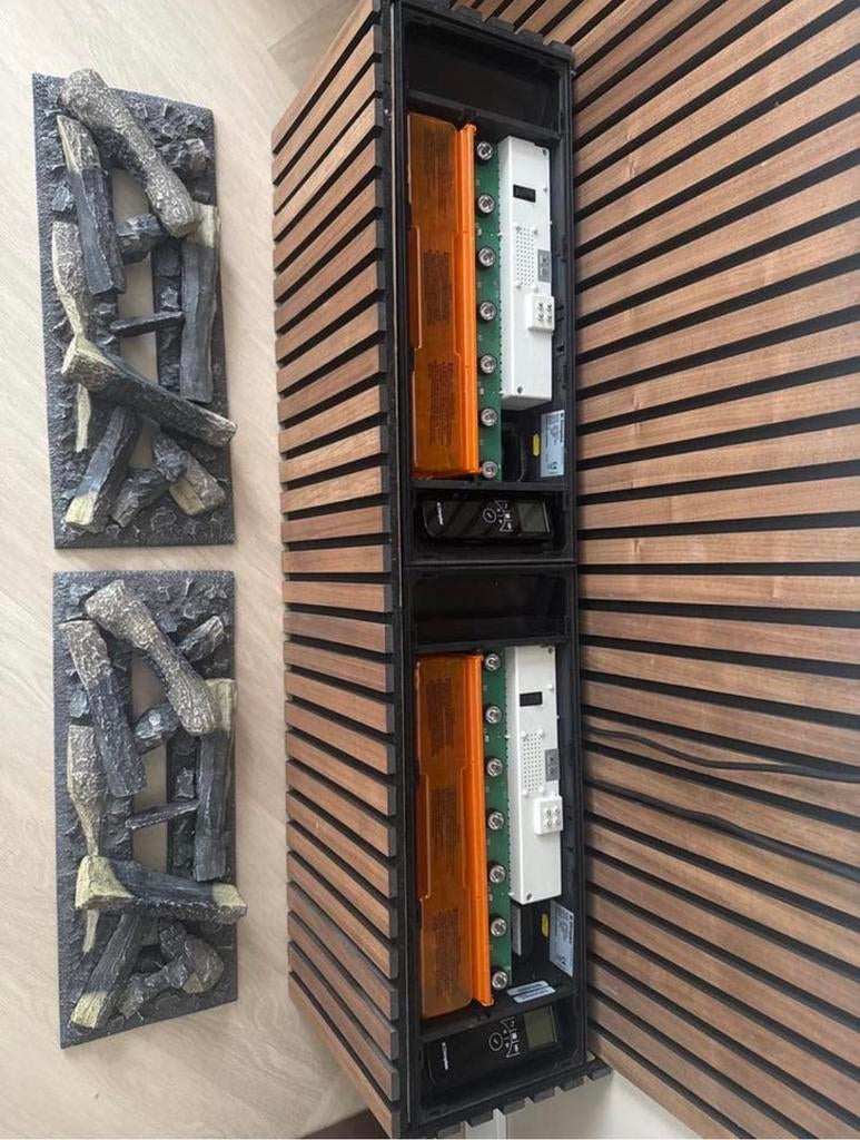 Dimplex Cassette 600 LED 2.0 Opti-Myst met houtset, Ophalen, Zo goed als nieuw, Inbouwhaard, Elektrische haard