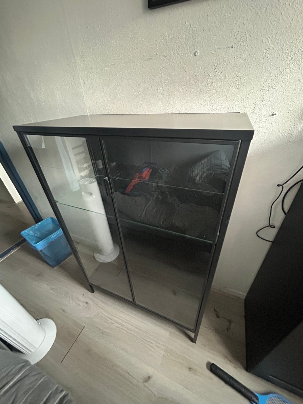 Vitrinekast IKEA (Rudsta), Ophalen of Verzenden, Zo goed als nieuw, 150 tot 200 cm, Rechthoekig