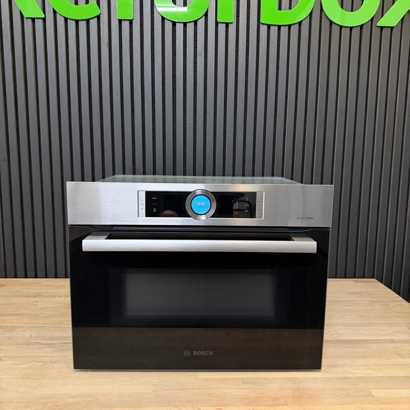 Bosch Serie 8 AccentLine inbouw combi magnetron oven, Ophalen, Distributieweg 11, 6541 DR Nijmegen, Refurbished, Bosch