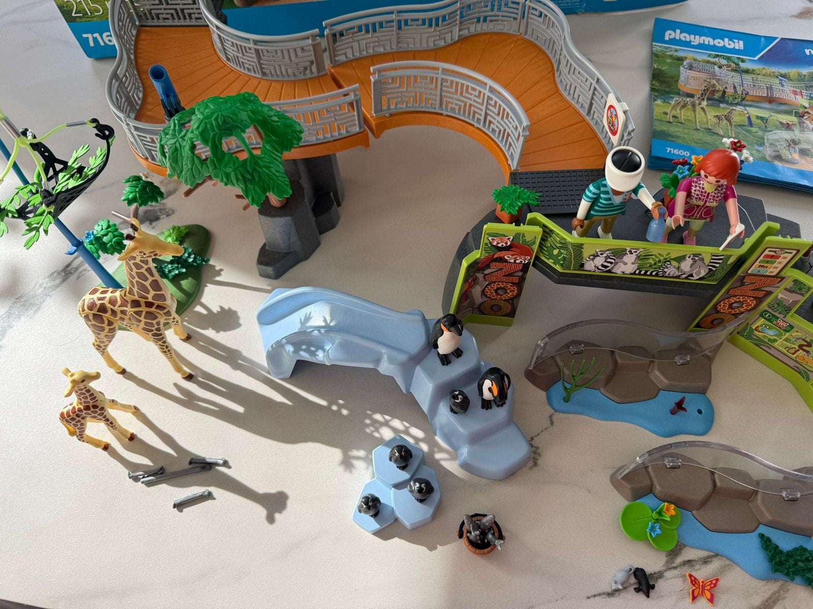 Foto 3 van Playmobil Grote Dierentuin 71600 - Compleet met doos/boekje