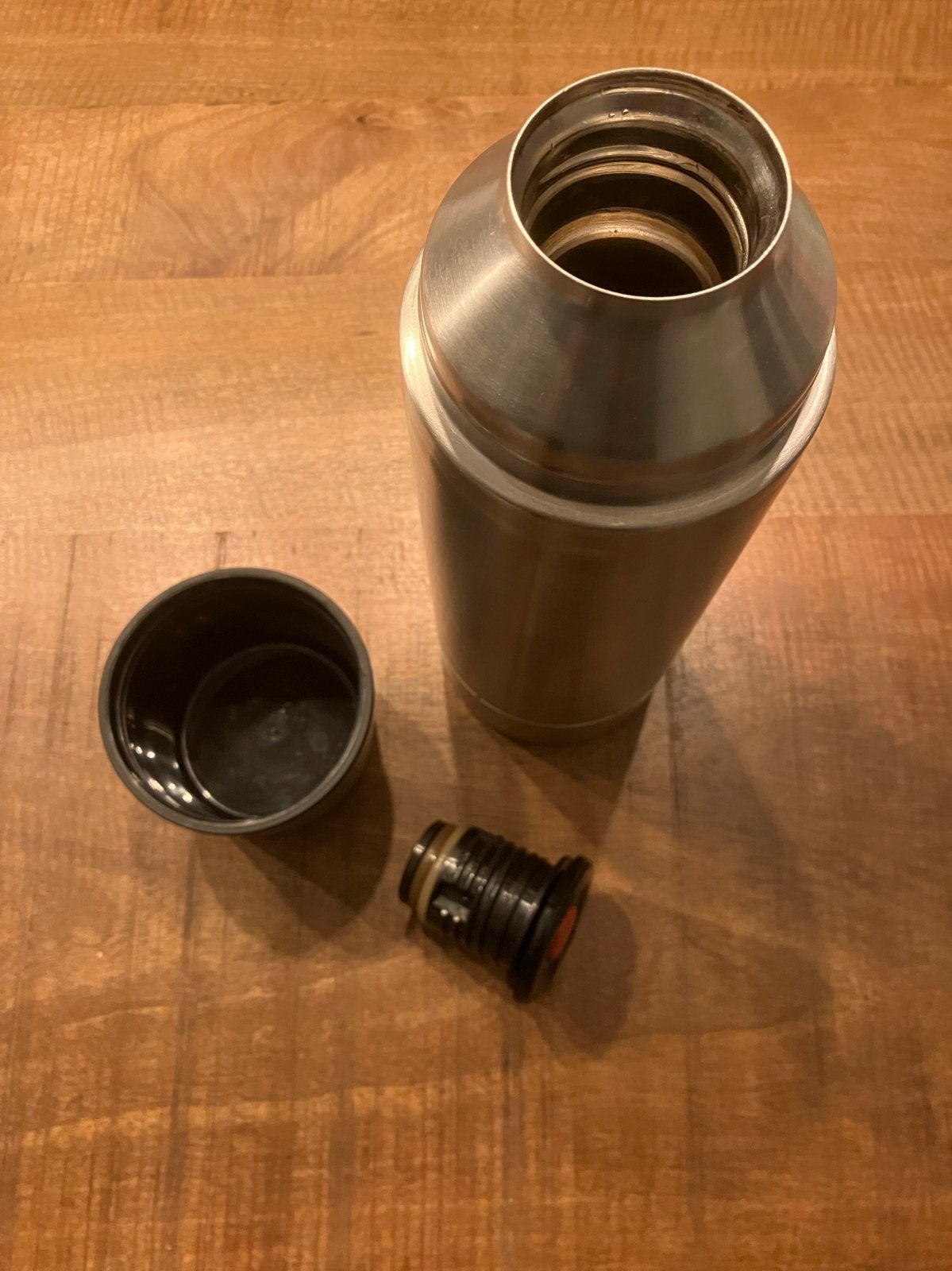RVS Thermoskan 30 cm - Houdt Dranken Warm of Koud, Overige typen, Zilver, Ophalen of Verzenden, Zo goed als nieuw