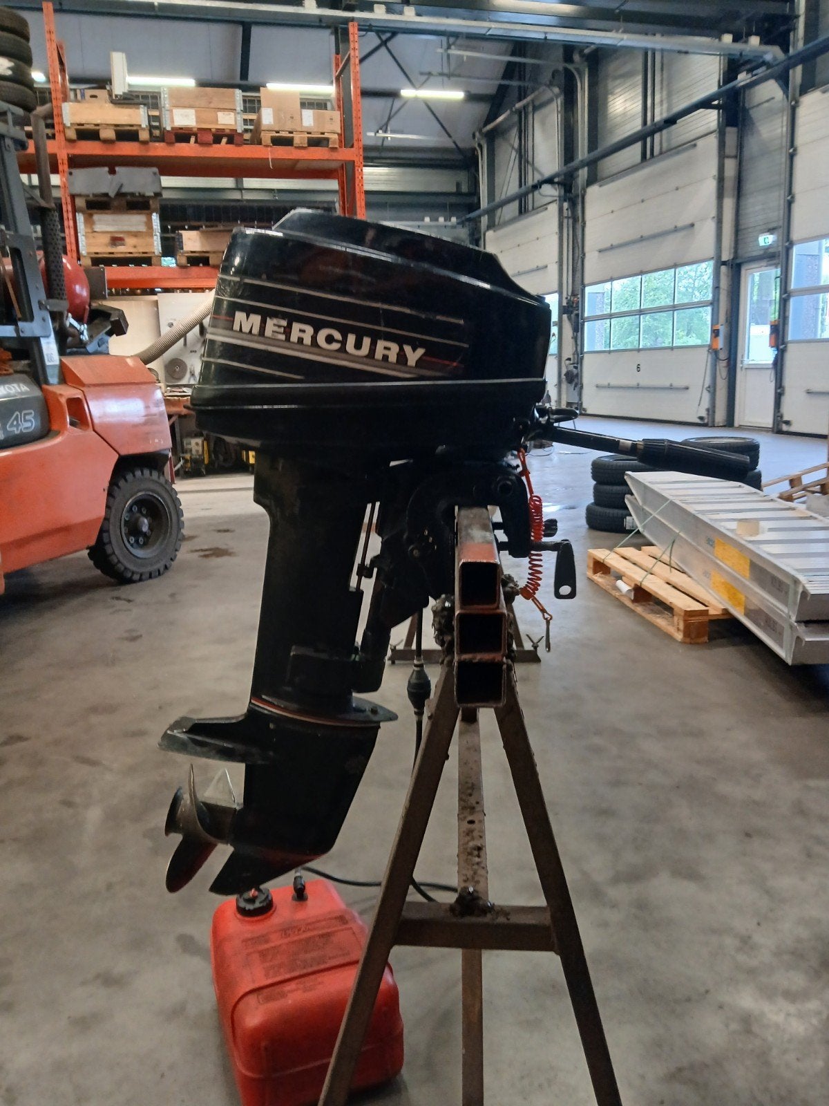 Buitenboordmotor Mercury 6pk, Watersport en Boten, Ophalen, Gebruikt, Motor en Techniek, Zeilboot of Motorboot