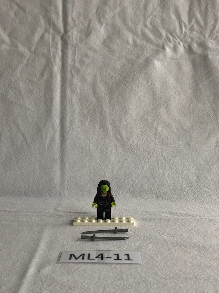 Lego Marvel minifiguur sh506 Gamora met zwaarden - ML4-11, Lego, Lego, Gebruikt, Marvel