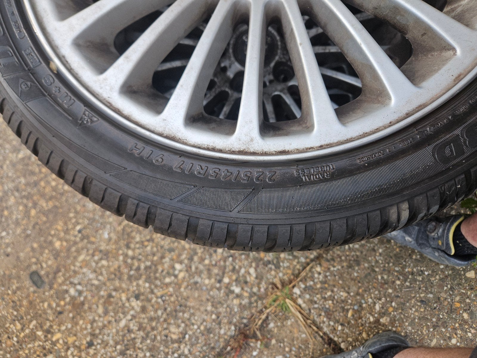 BMW E46 Velgen met Winterbanden - 225/45R17, Gebruikt, Banden en Velgen, 17 inch, Personenwagen