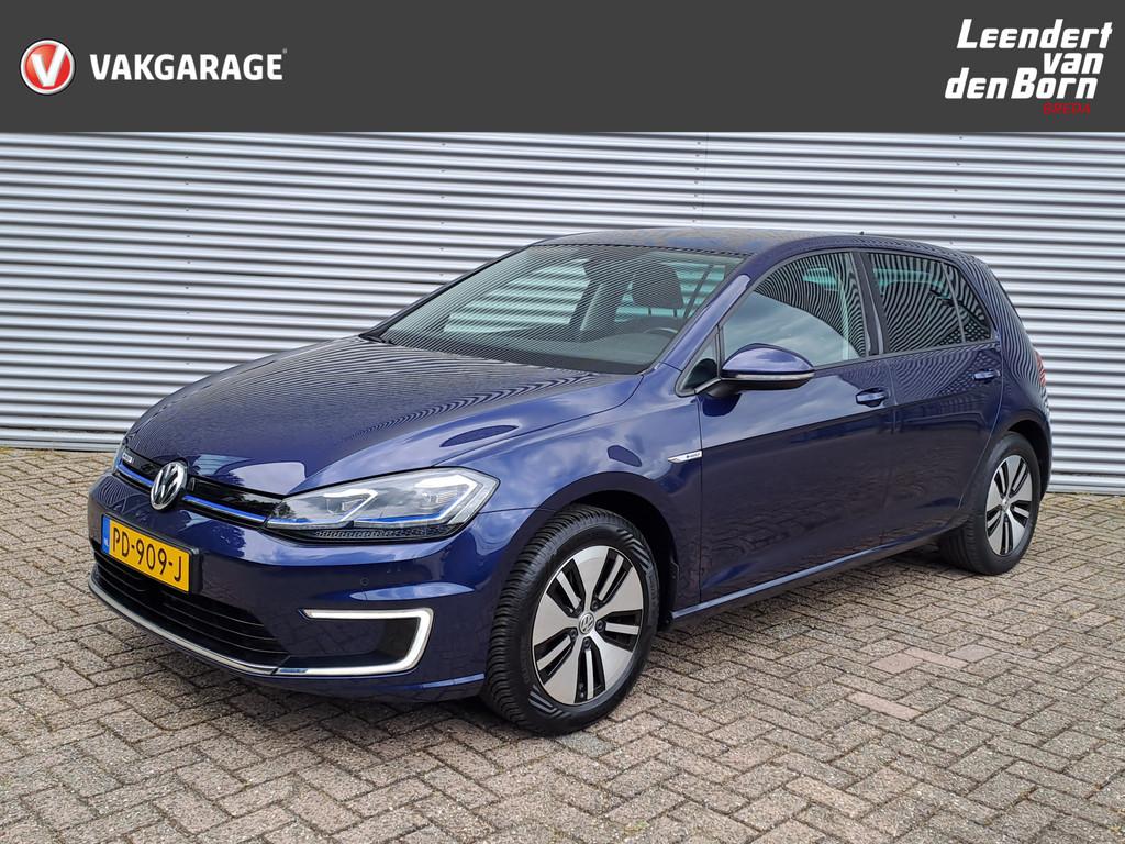 Volkswagen e-Golf e-Golf | SOH waarde accu is 92,5 % | Parke, Auto's, 12 maanden, Stof, Gebruikt, Blauw