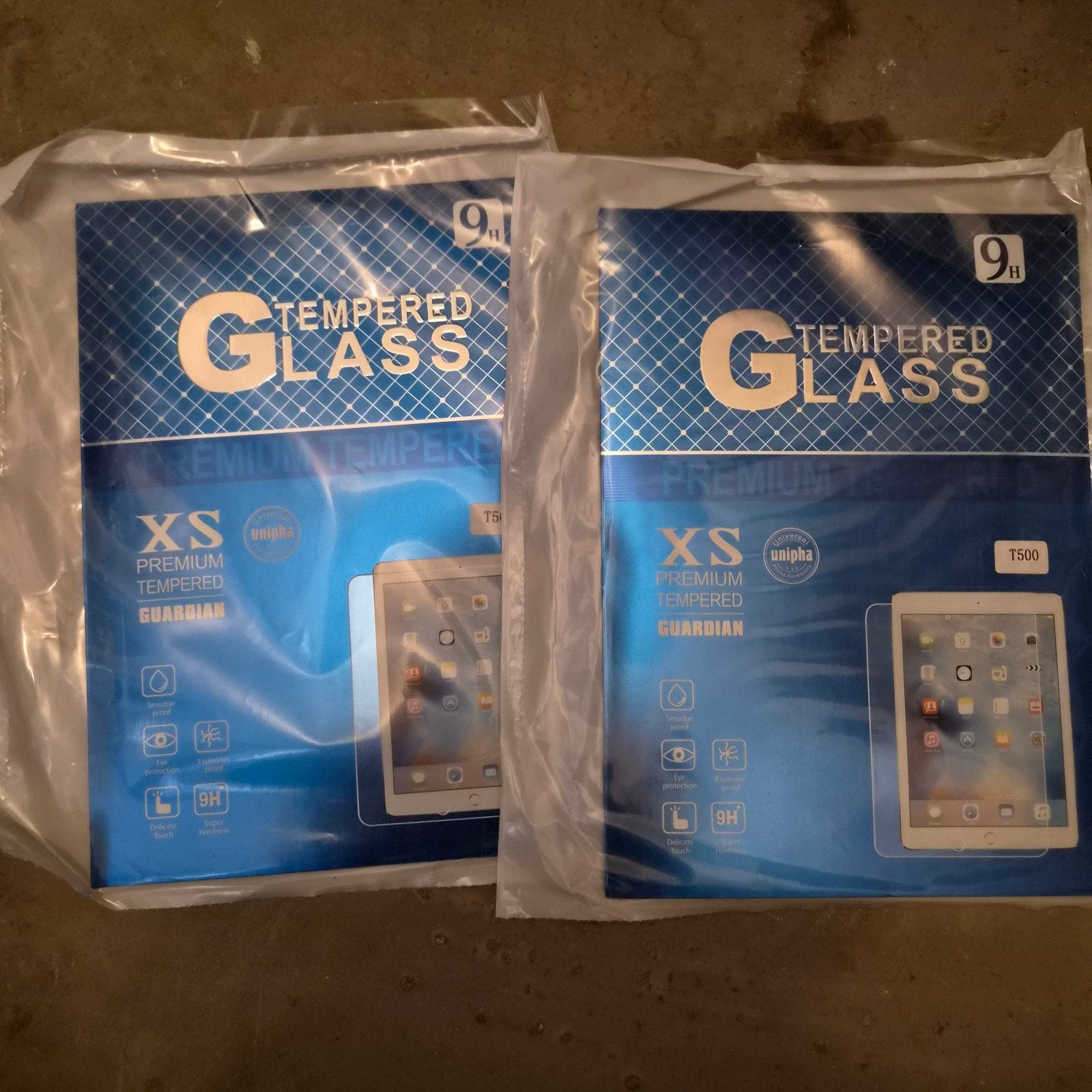 2 x Premium Tempered Glass beschermplaat voor iPad (T500), Computers en Software, 10 inch, Overige modellen, Wit, Nieuw