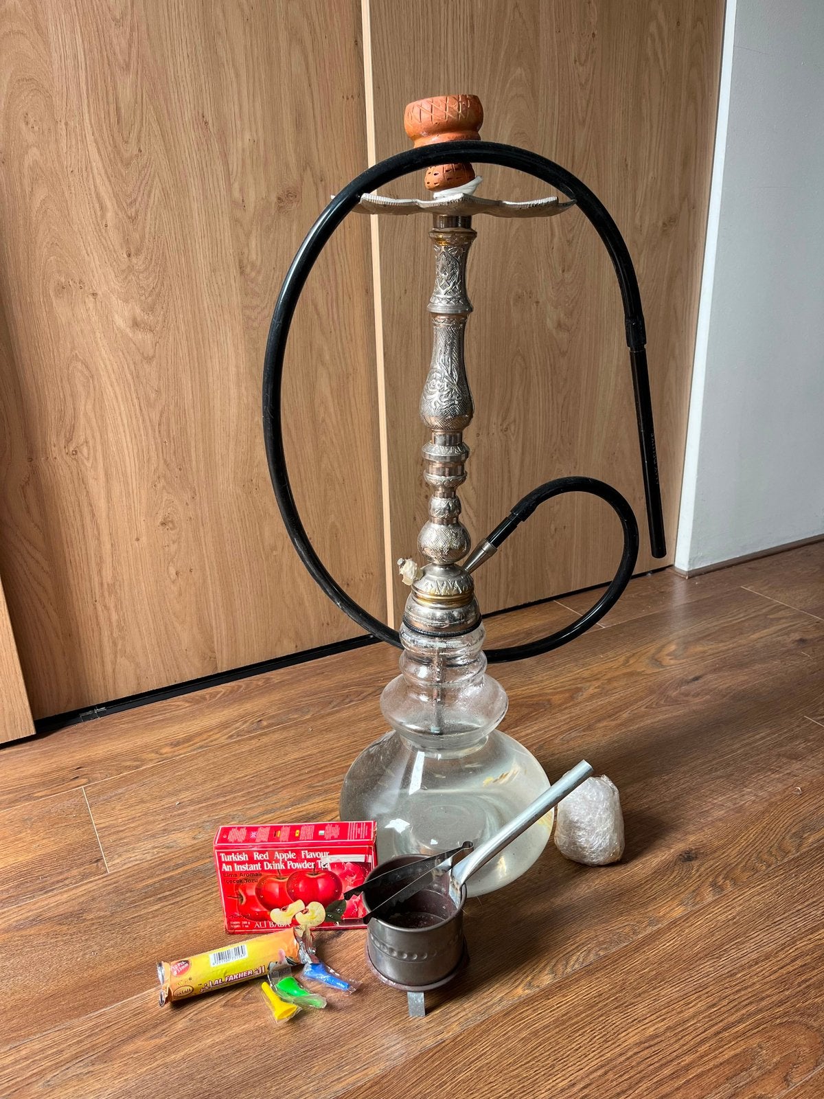 Waterpijp shisha uit turkije istanbul, Ophalen, Gebruikt, (Water)pijp