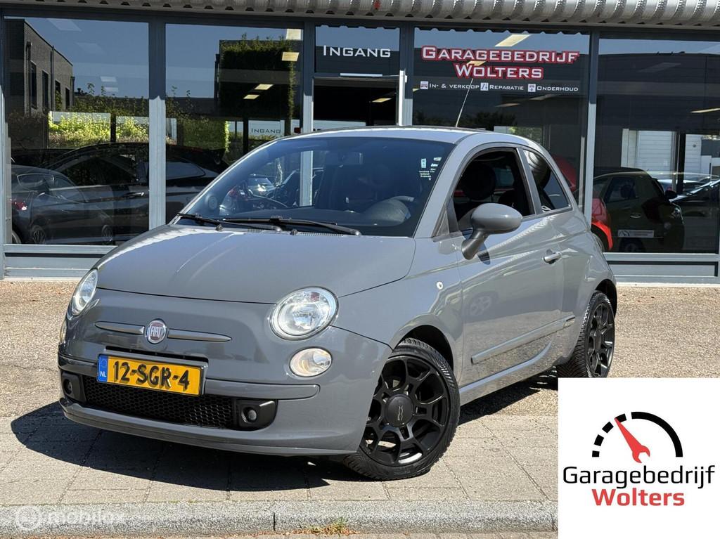 Fiat 500 0.9 TwinAir 86pk automaat half leder park.sensoren, Euro 5, 86 pk, Gebruikt, Met garantie (alle)