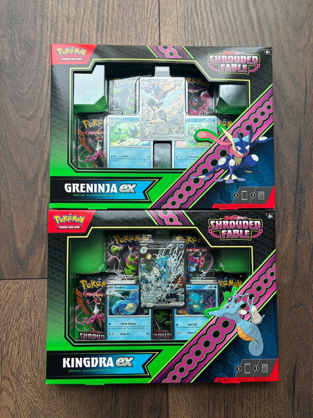 Pokémon Shrouded Fable Greninja & Kingdra ex Special Collect, Ophalen of Verzenden, Nieuw, Overige typen