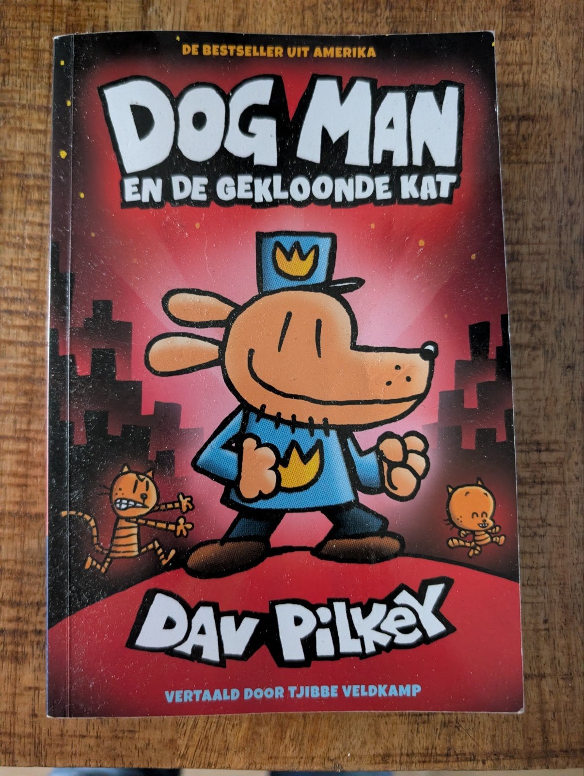 Dog Man en de Gekloonde Kat - Dav Pilkey, Ophalen of Verzenden, Zo goed als nieuw, Dav Pilkey, Fictie