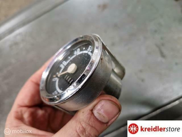 Kreidler VDO Kilometer teller voor Druppelkoplamp werkt goed, Fietsen en Brommers, Gebruikt, Ophalen of Verzenden