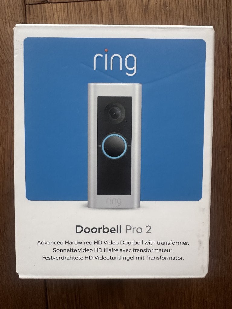 Ring Video Doorbell Pro 2 Wired, Ophalen of Verzenden, Ingebouwde camera, Gebruikt, Bedraad