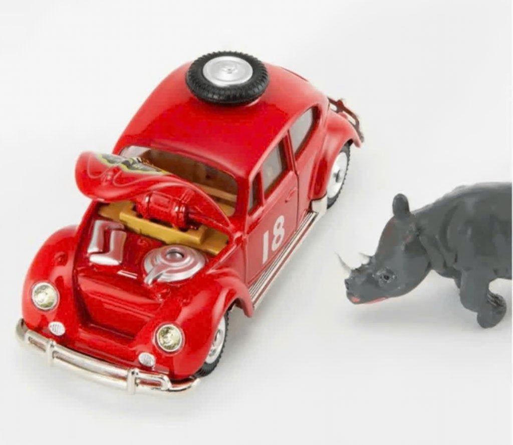 Volkswagen KEVER East African Safari 1/44 CORGI NEW ref. 256, Hobby en Vrije tijd, Verzenden, Nieuw, Auto, Corgi