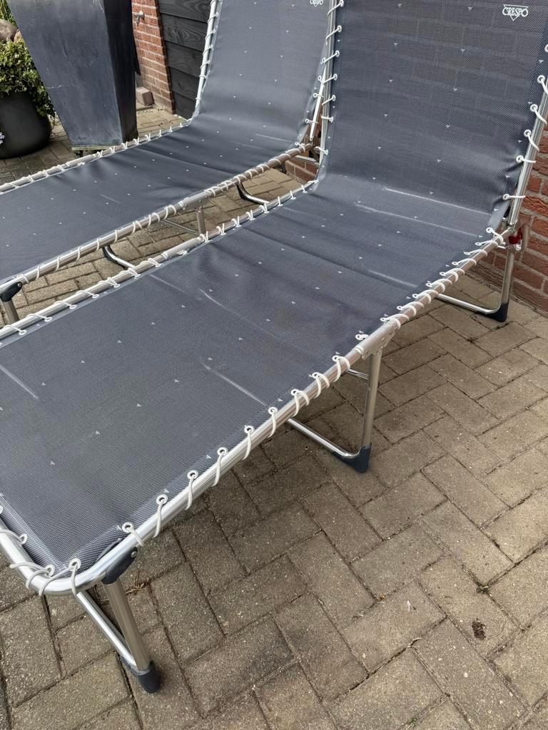 Crespo XL ligbed 2 x, Caravans en Kamperen, Kampeermeubelen, Zo goed als nieuw, Overige, Ophalen