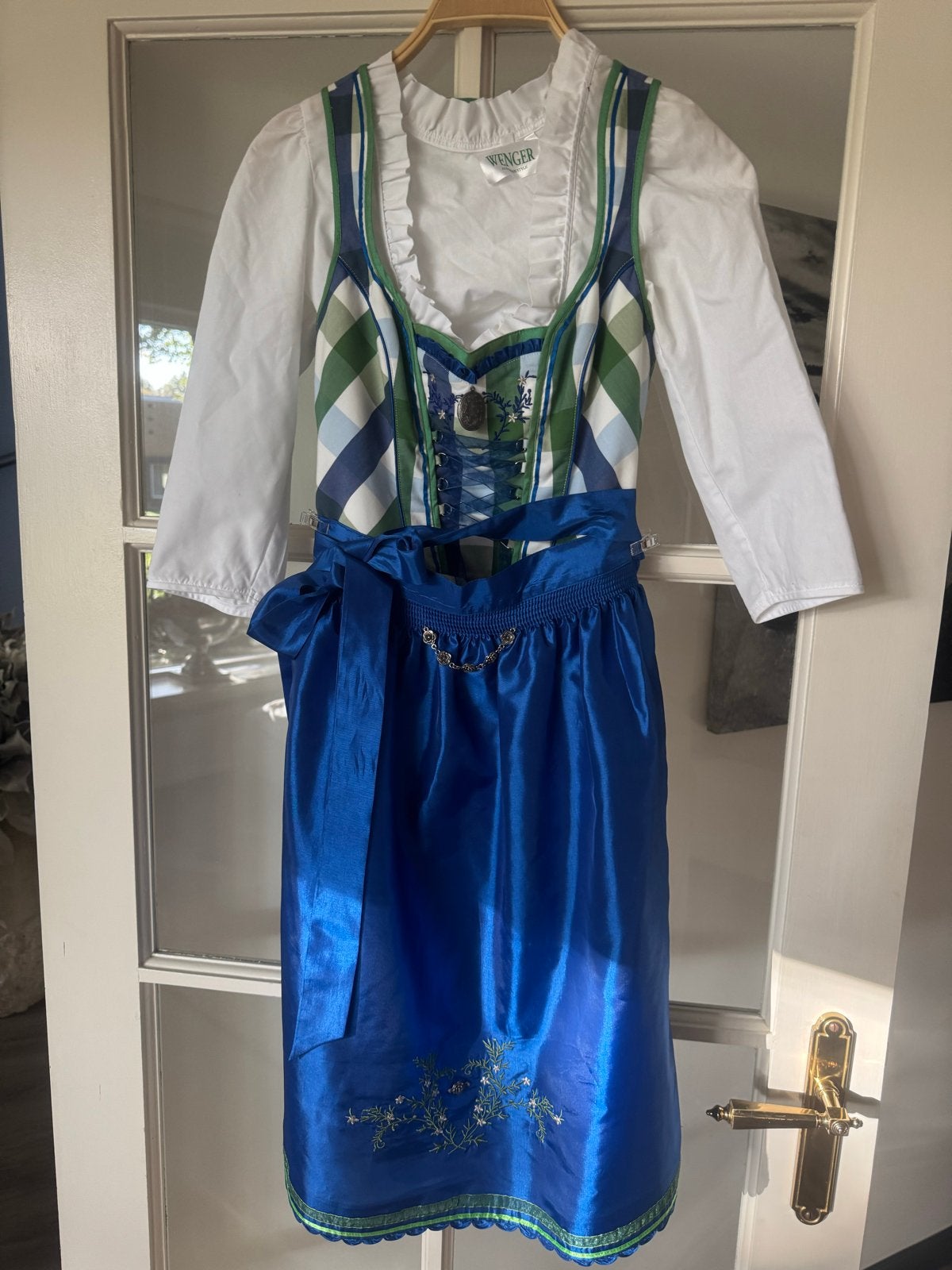 Spieth&Wensky Luxus Line Dirndl Oktoberfest  - XS/32 Luxus, Meerkleurig, Ophalen of Verzenden, Knielengte, Maat 34 (XS) of kleiner