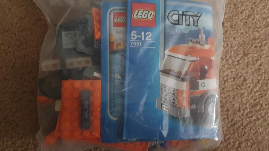 Lego City 7991 Vuilniswagen met instructies, Lego, Compleet, Ophalen of Verzenden, Complete set