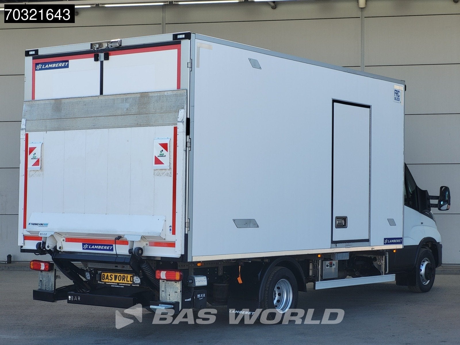 Iveco Daily 72C21 Lamberet LBW 12 Palets Thermo King T-600R, Auto's, Bestelauto's, Automaat, Stof, Gebruikt, Euro 6