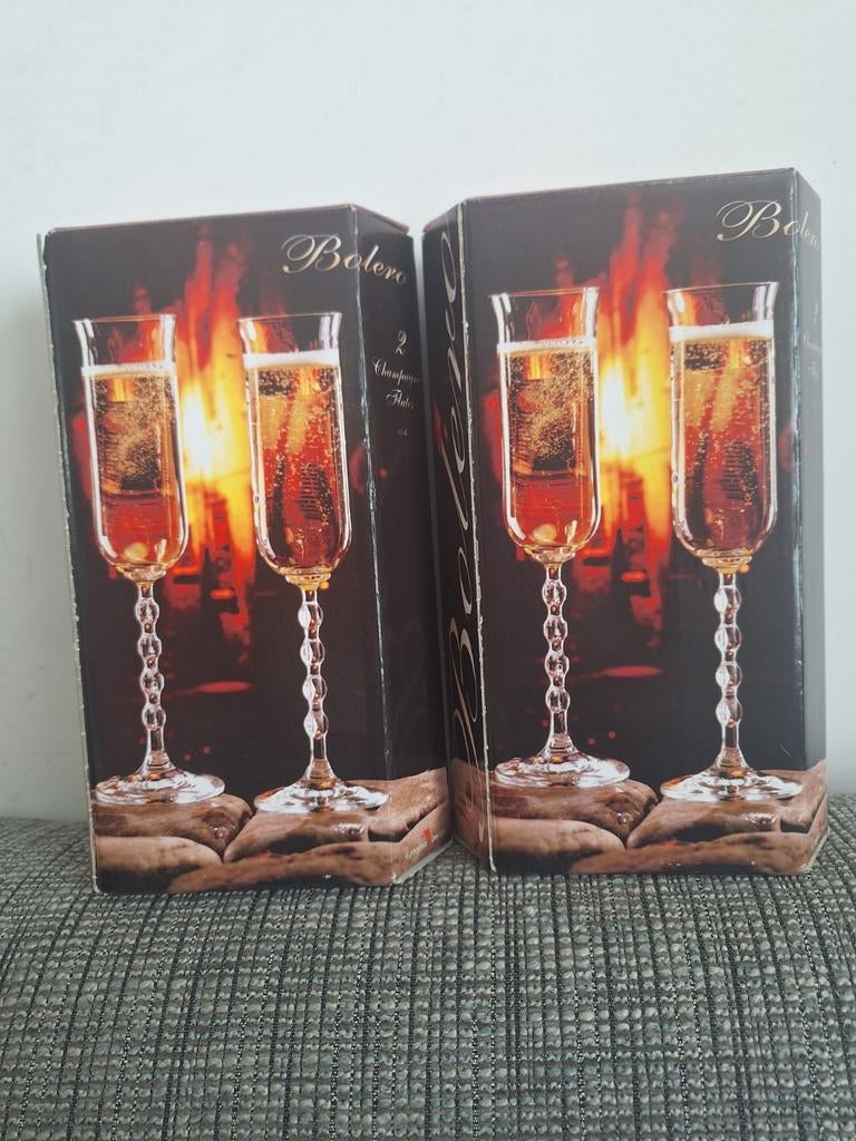 Vintage champagne glazen, Ophalen, Zo goed als nieuw, Overige typen