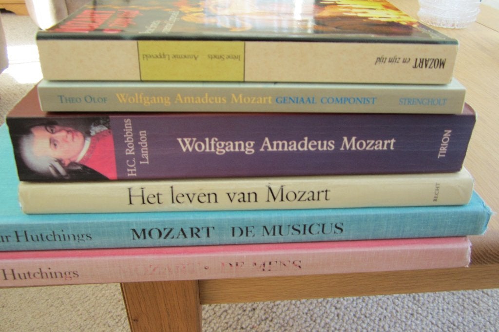 6 boeken over Mozart geniaal componist., Ophalen of Verzenden, Gelezen, Overige onderwerpen, Meerdere auteurs