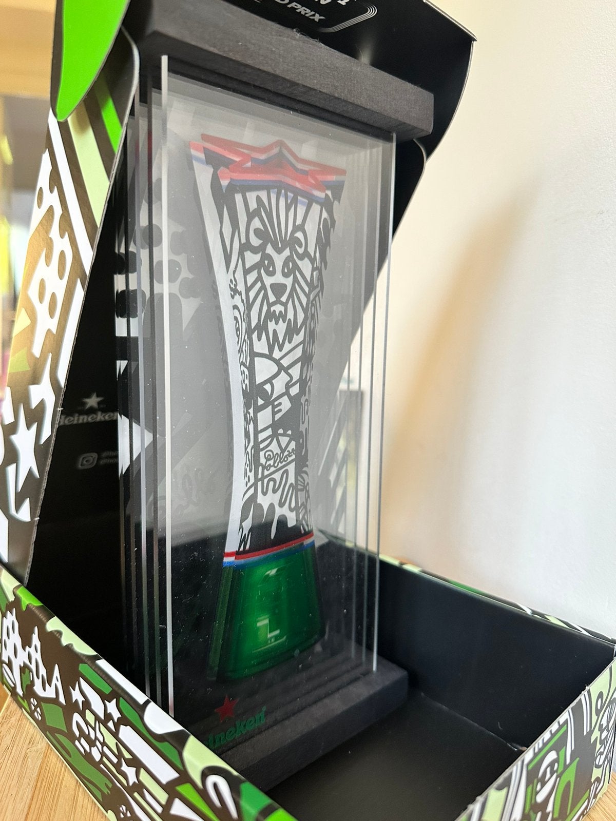 F1 Dutch GP 2022 trofee – Pablo Lücker Heineken Verstappen, Ophalen of Verzenden, Nieuw, Overige sporten, Beeldje of Poppetje