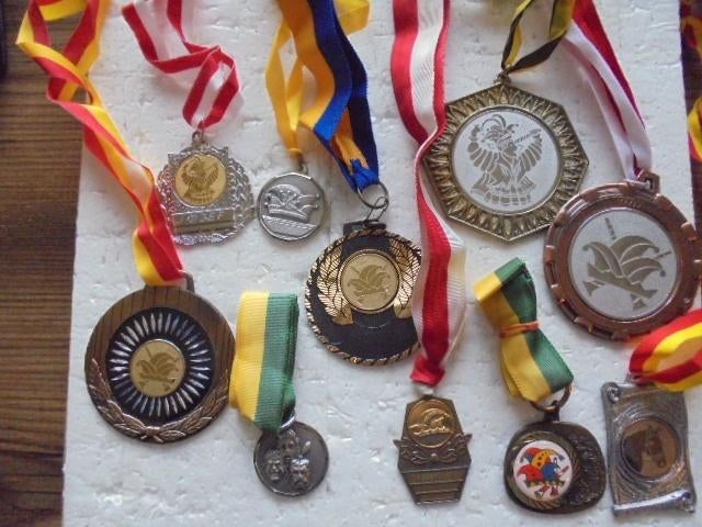 Carnavalsmedailles [set: 3], Ophalen of Verzenden, Overige materialen, Buitenland