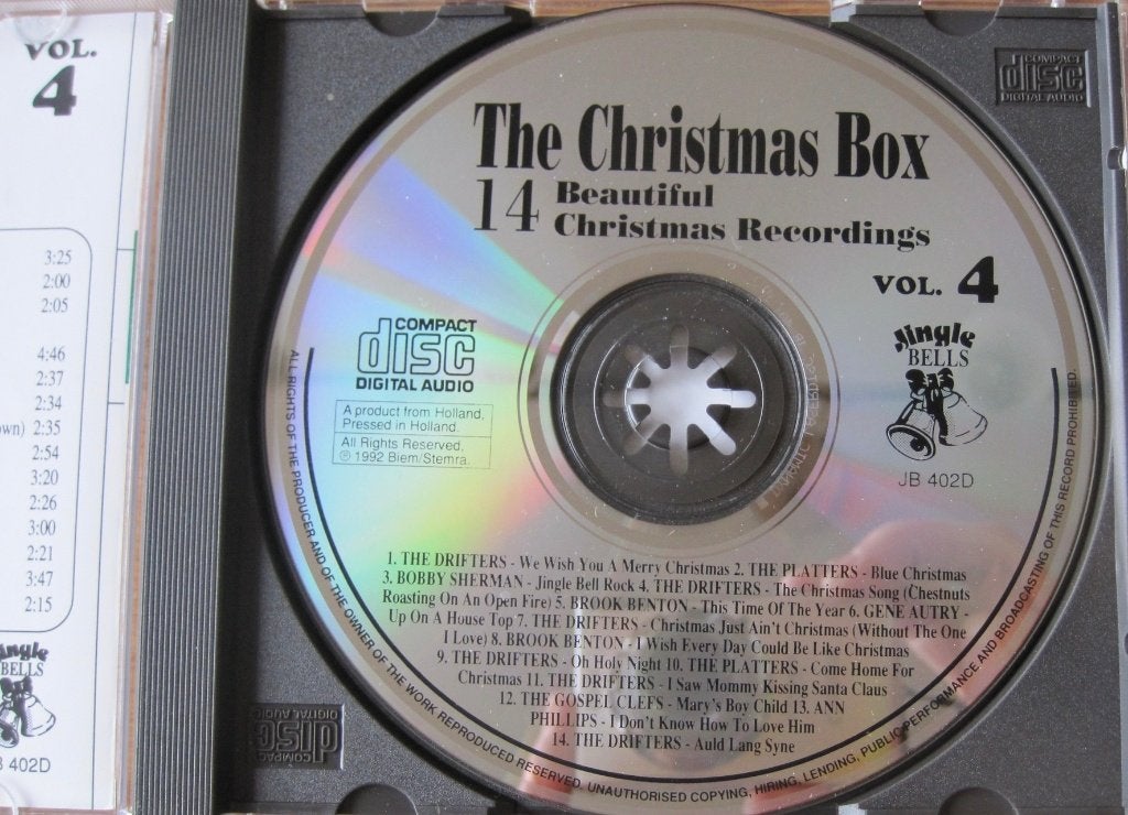 the Christmas box deel 4 - Platters - Drifters, Kerst, Ophalen of Verzenden, Zo goed als nieuw, Verzamelalbum