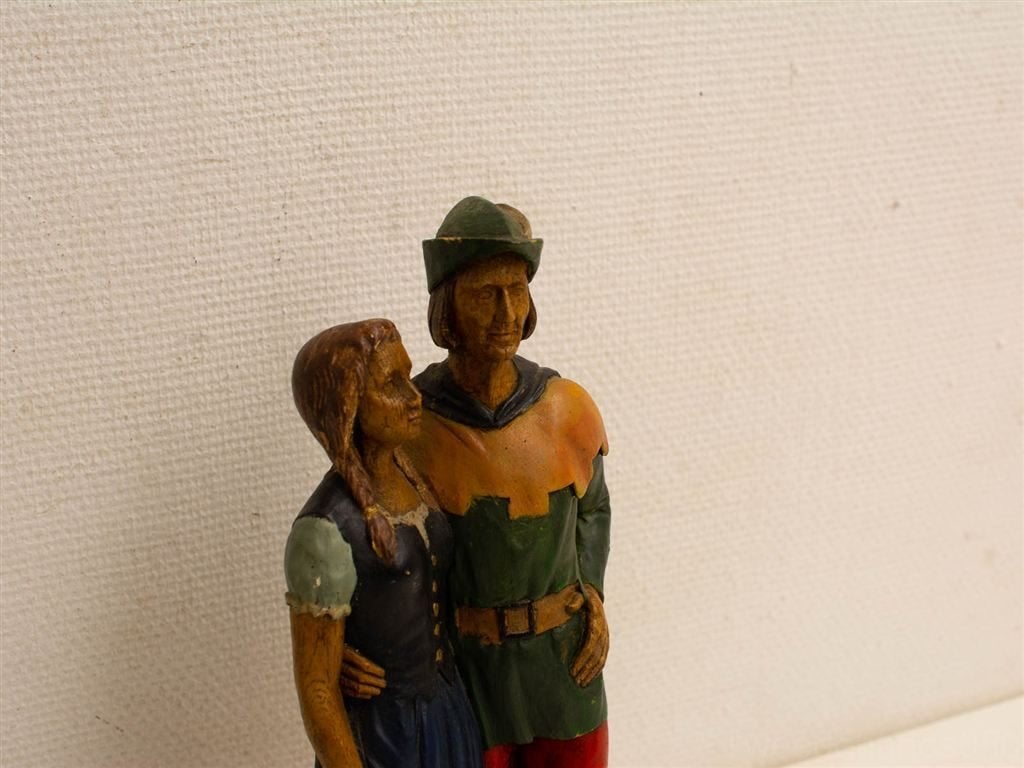 Stenen beeld Tijl en Nele 28505, Verzamelen, Ophalen of Verzenden, Gebruikt, Dier