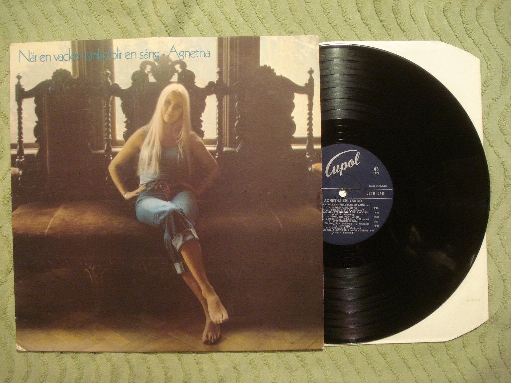Agnetha Fältskog Vinyl LP: När en vacker tanke blir en sång, LP, Gebruikt, Pop, Ophalen of Verzenden