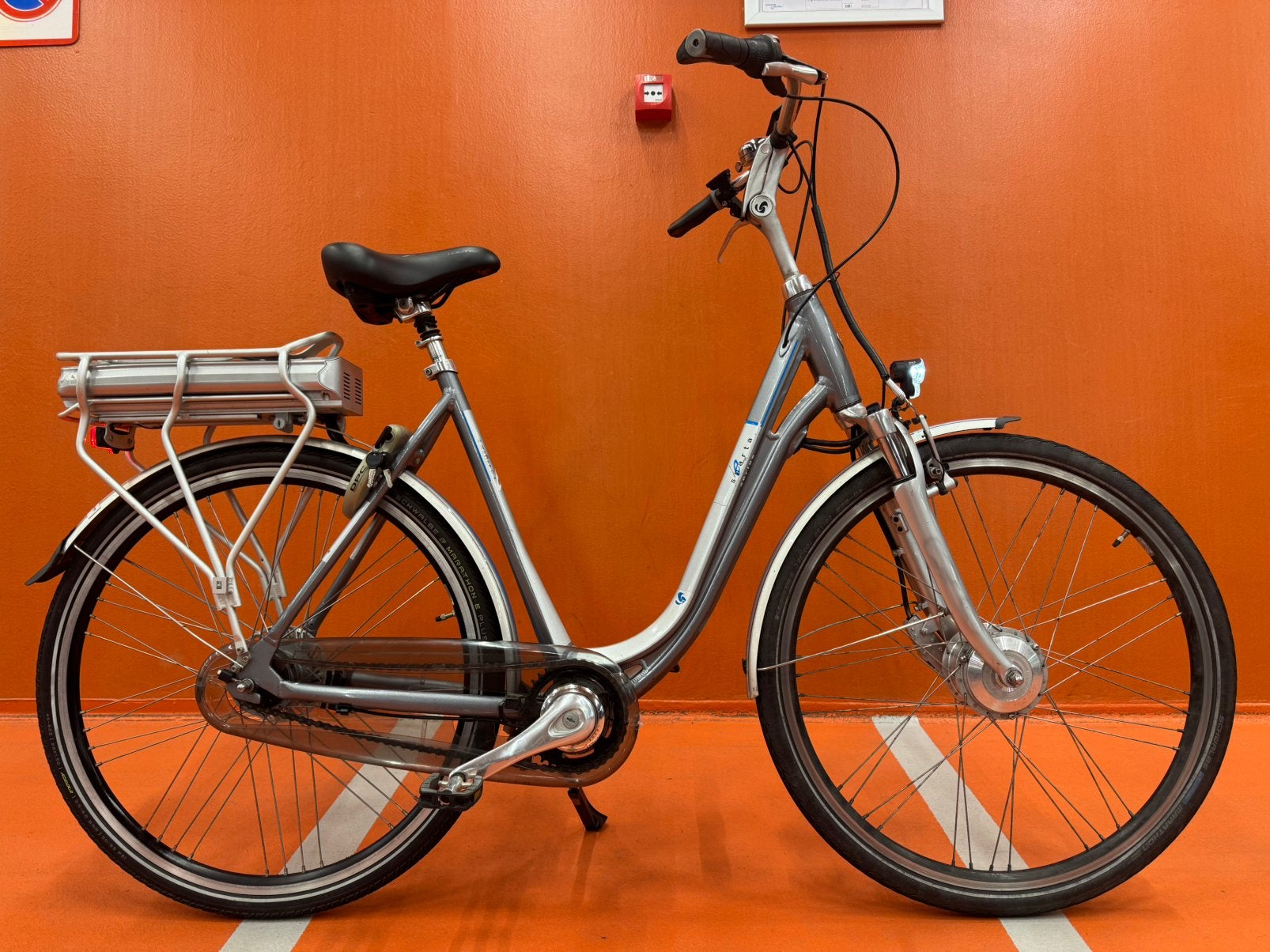 Sparta C4 elektrische damesfiets 57 cm (XL) met nieuwe accu, Ophalen, Zo goed als nieuw, Sparta