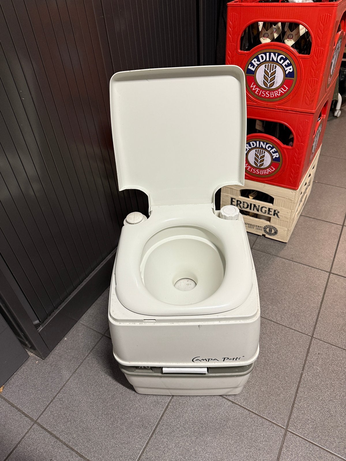 Porta Potti Chemisch Toilet - Ideaal voor Camping, Caravans en Kamperen, Ophalen of Verzenden, Gebruikt