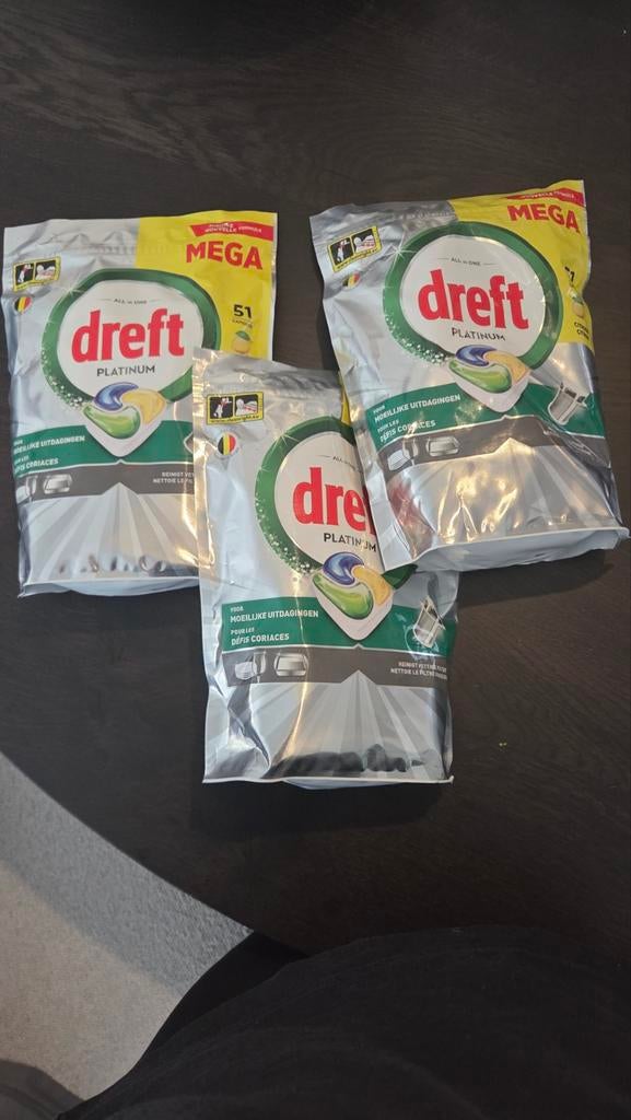 3 mega dreft vaattablet, Ophalen of Verzenden, Schoonmaakmiddel