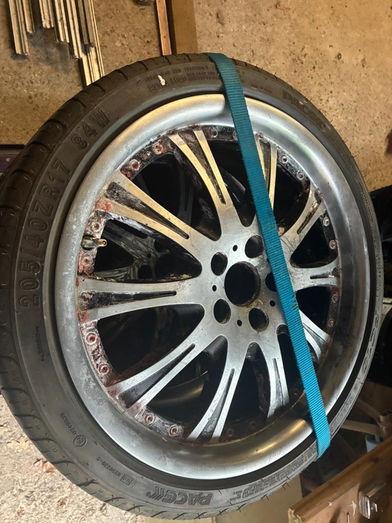 Set evolution velgen 5x100, Ophalen