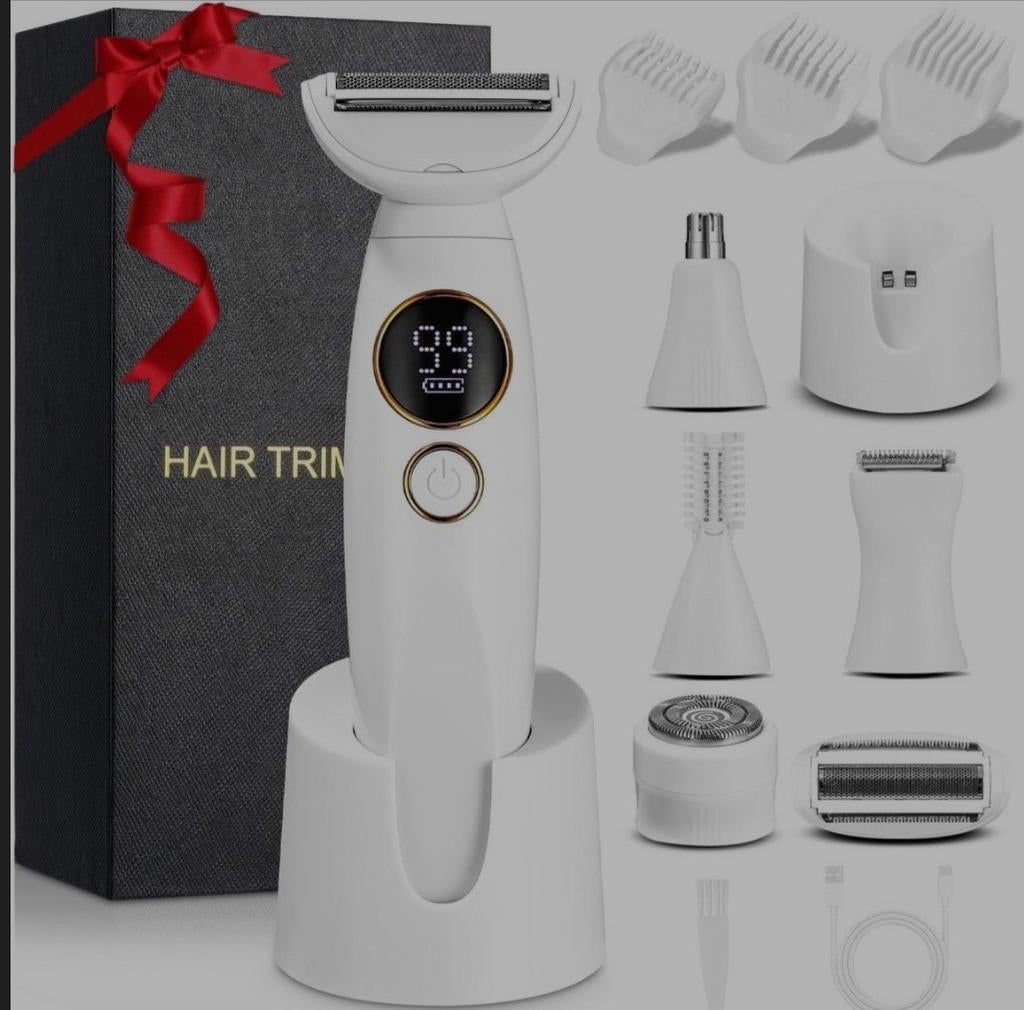 5-in-1 Lady Shave & Trimmerset - Nieuw, Ophalen of Verzenden, Nieuw, Scheren en Epileren