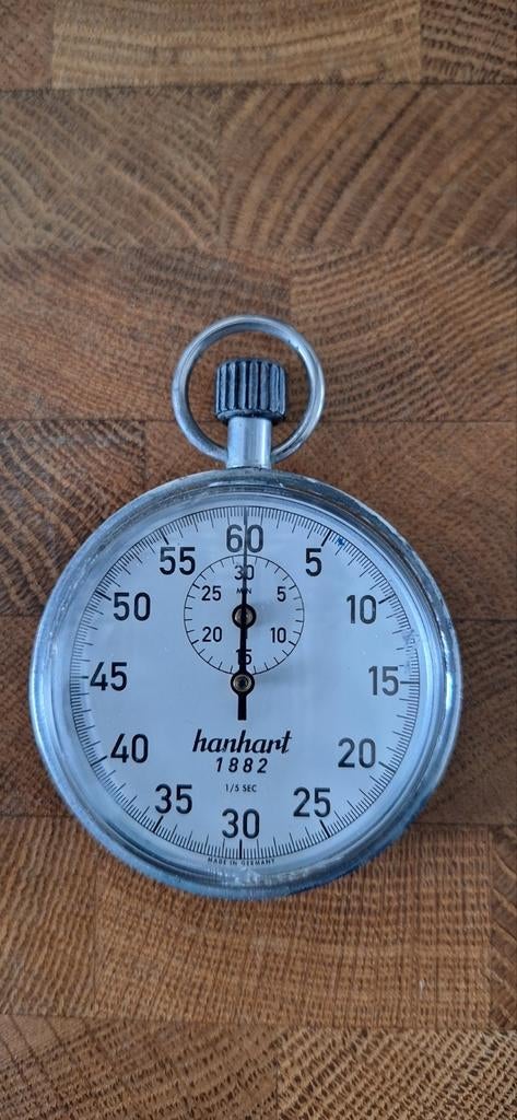 Hanhart stopwatch, Ophalen of Verzenden, Staal, Overige merken, 1960 of later