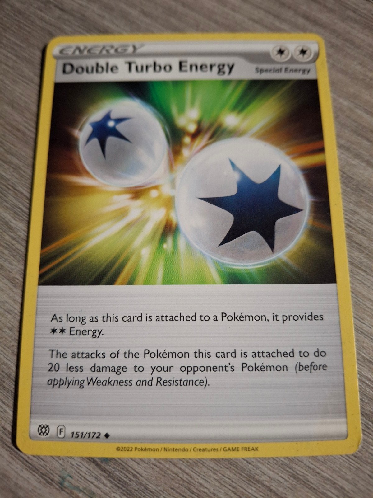 Pokémon TCG: Double Turbo Energy (151/172) Kaart, Ophalen of Verzenden, Zo goed als nieuw, Losse kaart