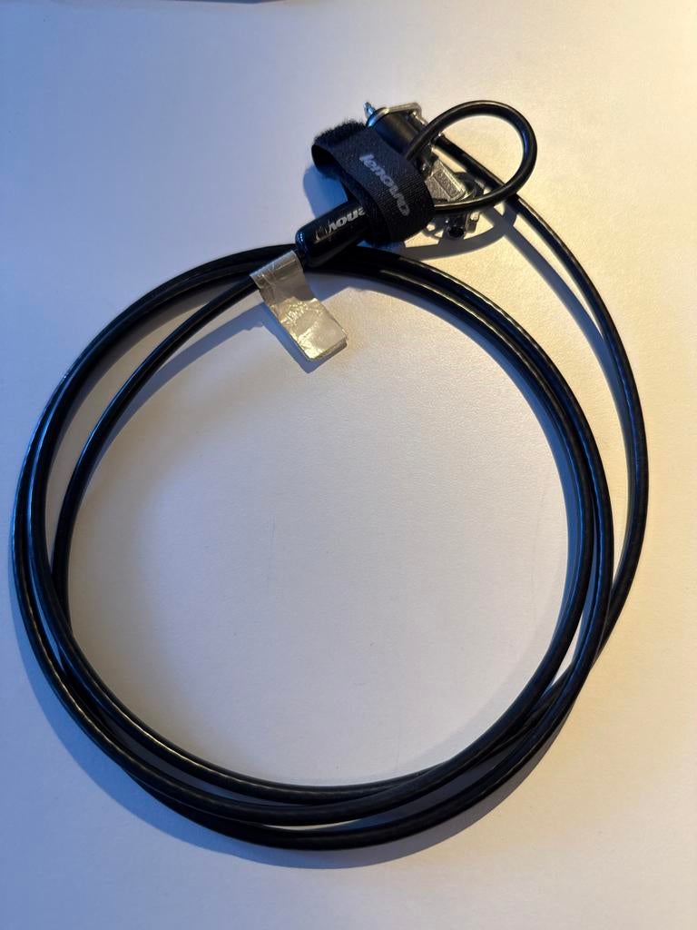 Lenovo laptop slot kabel - Beveilig je laptop, Computers en Software, Ophalen of Verzenden, Gebruikt
