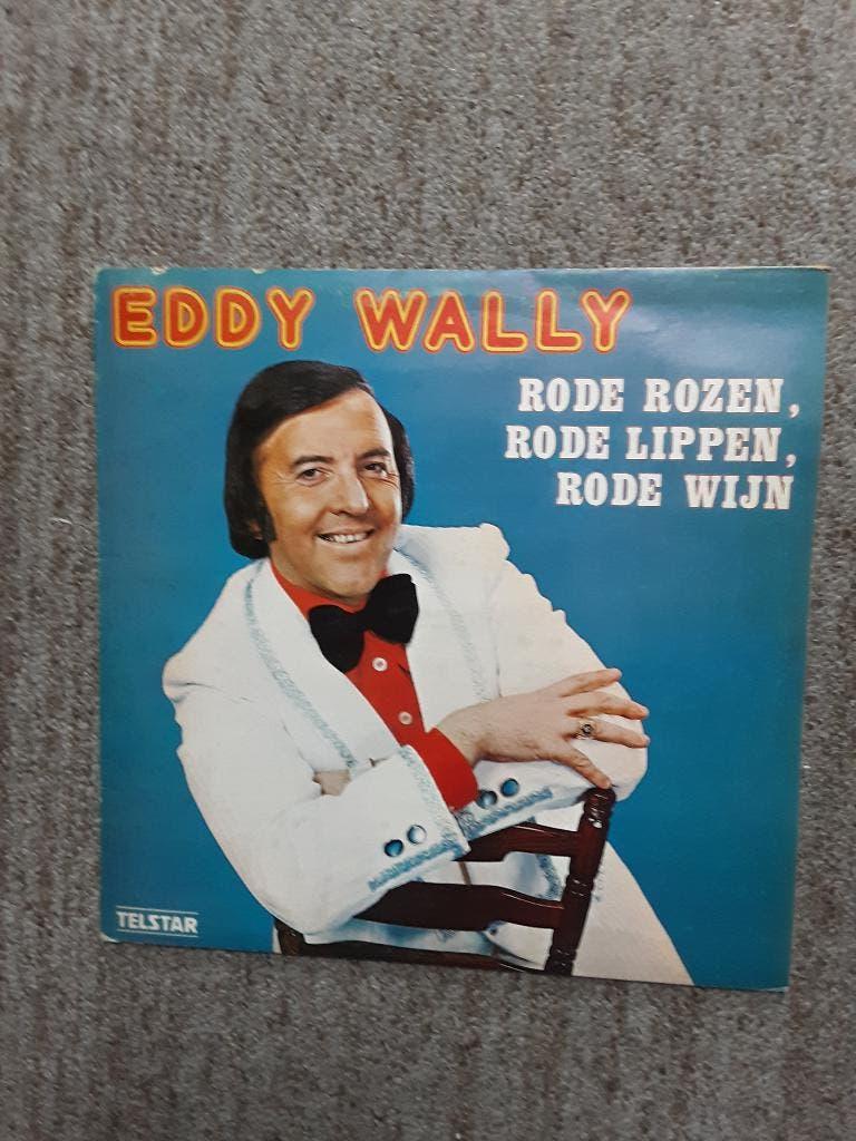 vinyl lp Eddy Wally rode rozen,rode lippen,rode wijn, Gebruikt, Originele persing, Ophalen of Verzenden, Levenslied of Smartlap