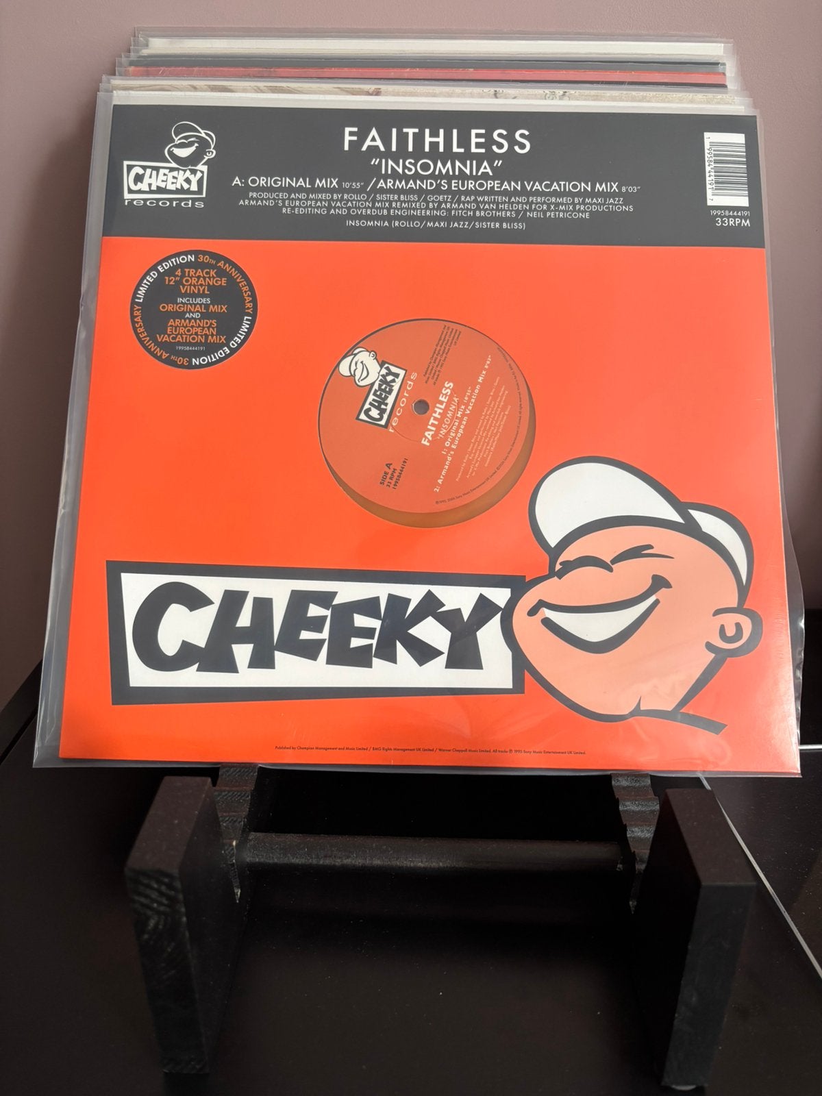 Faithless - insomnia oranje vinyl gesealed, Ophalen of Verzenden, Nieuw in verpakking, 12 inch