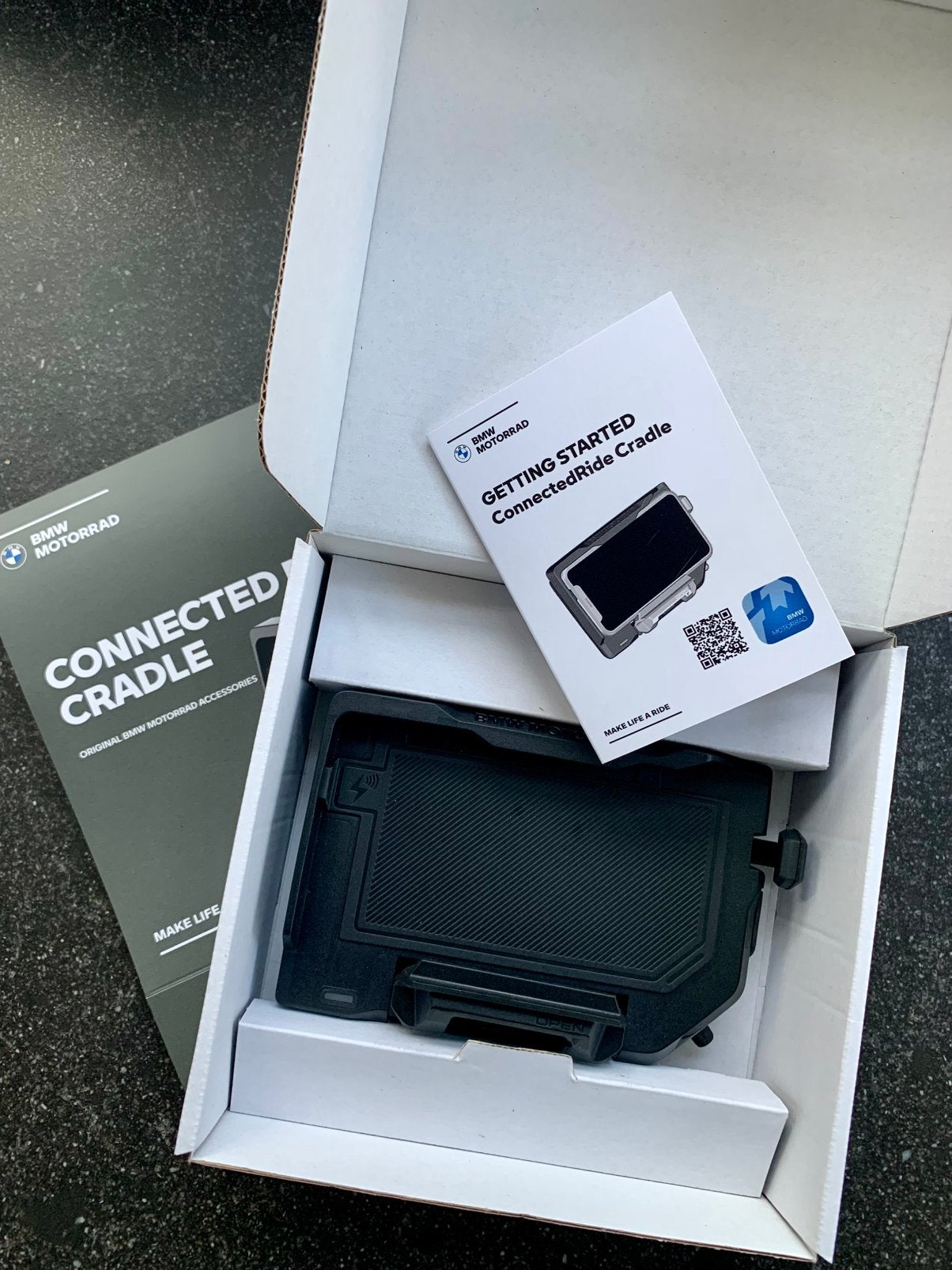 BMW Motorrad connected ride smartphone cradle, Ophalen of Verzenden, Zo goed als nieuw