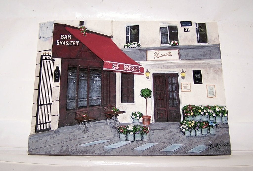 Prachtige keramieken plaquette met reliëf. Nieuwstaat., Antiek en Kunst, Ophalen of Verzenden