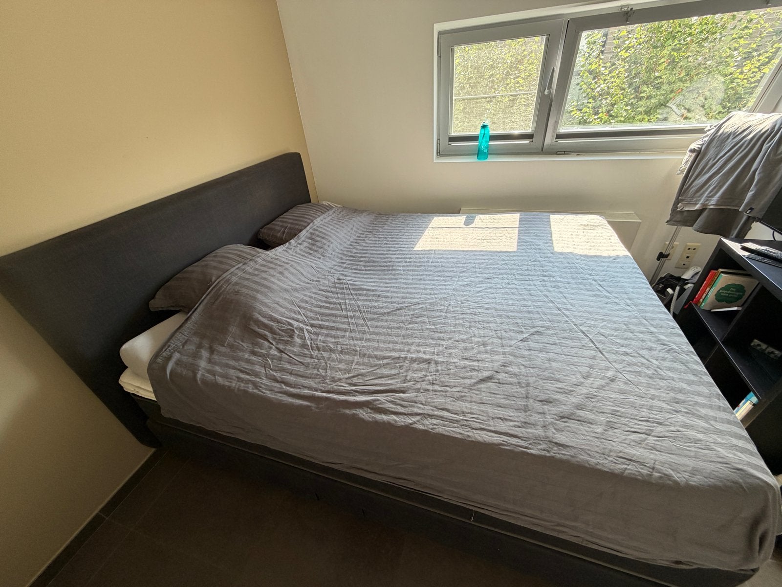 Auping boxspring 180x220 cm | Elektrisch verstelbaar |, Ophalen, Verstelbaar, Tweepersoons, Zo goed als nieuw