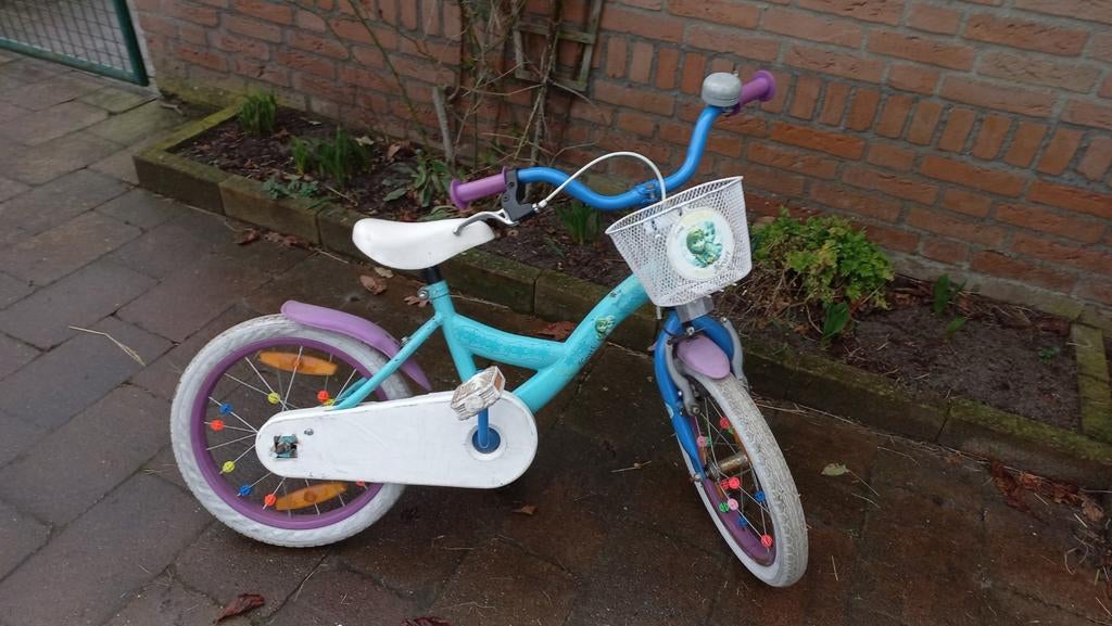 Leuk kinderfietsje  16 inch, Ophalen, Gebruikt