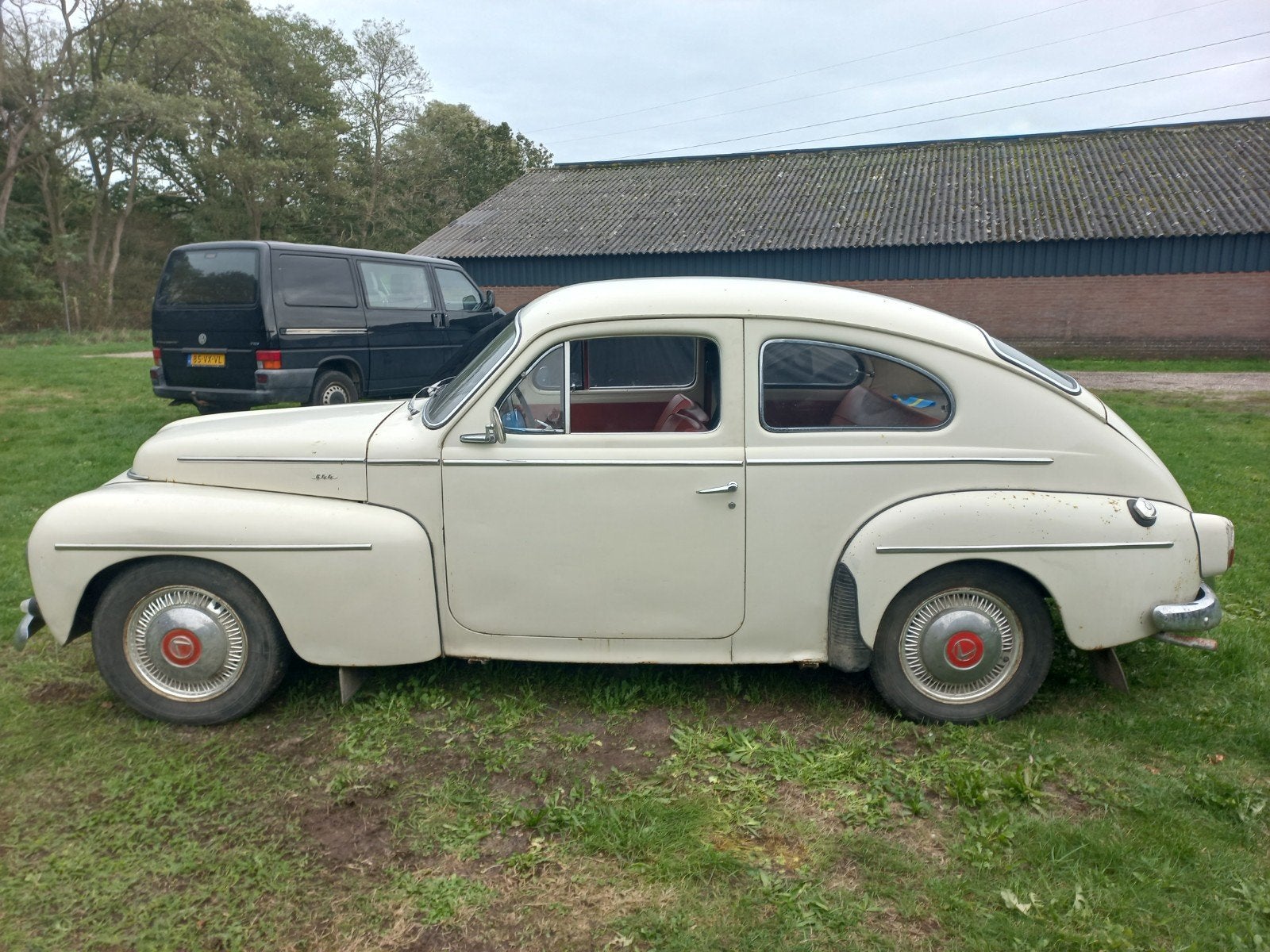 Helemaal origineel Volvo PV 544  2 eigenaren 1963 wit., Wit, Overige kleuren, Handgeschakeld, Particulier