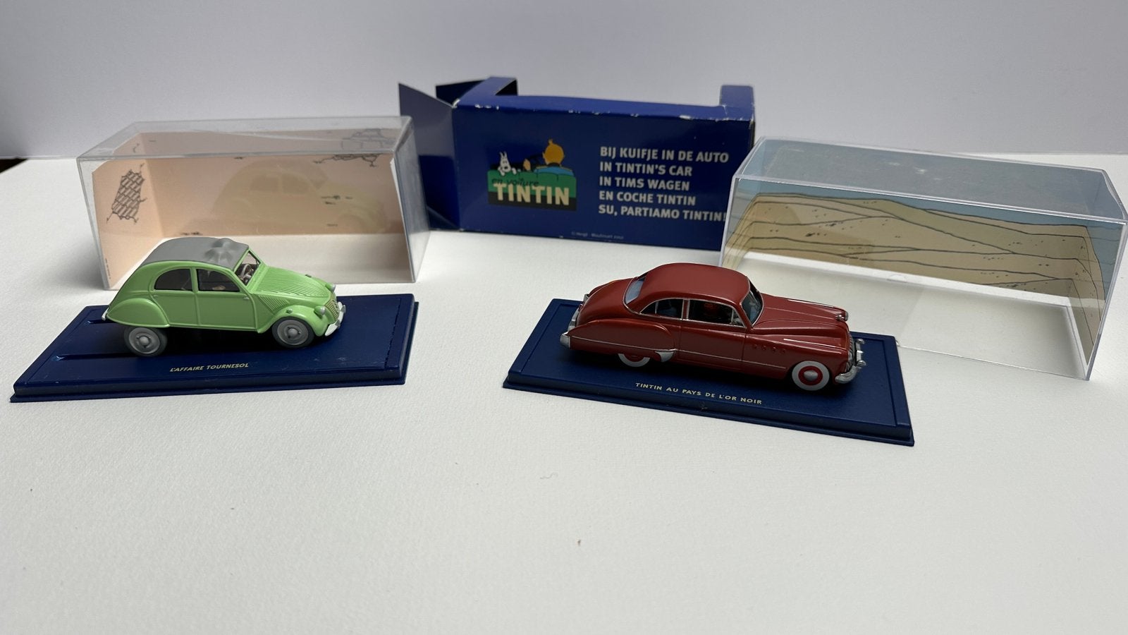 2 kuifje auto's, Hobby en Vrije tijd, Ophalen of Verzenden, Zo goed als nieuw, Overige merken