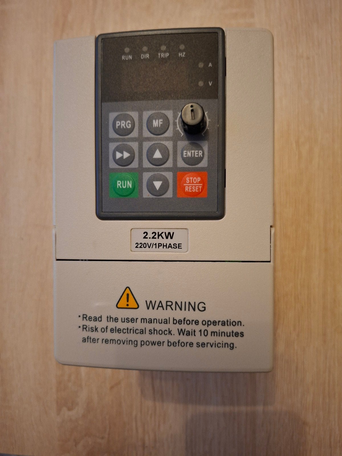 Frequentieomvormer 2.2KW 220V/1PHASE -, Ophalen, Zo goed als nieuw, Overige merken, Overige typen