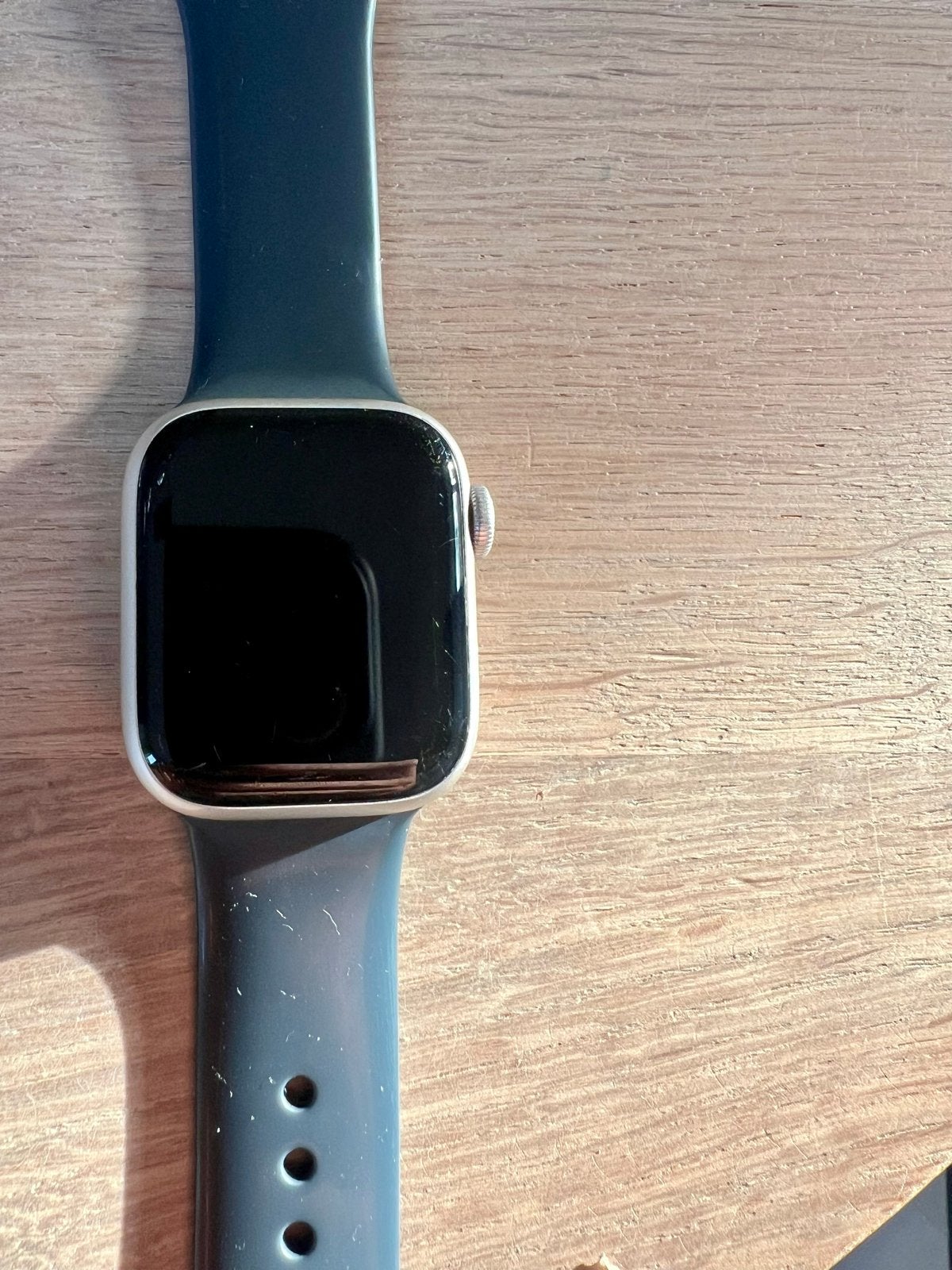 Apple Watch Series 7 41mm Aluminium GPS, Sieraden, Tassen en Uiterlijk, Smartwatches, Ophalen, IOS, Waterdicht, Zilver